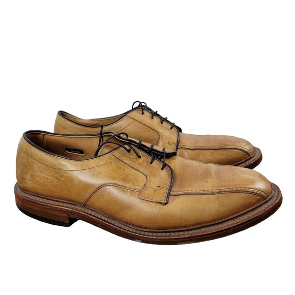 Allen Edmonds Mens Hillcrest Leather Bicycle Toe Oxfords Lace Up Shoes Size 11 D - Picture 2 of 8